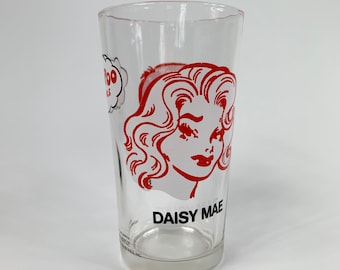 Very Nice Lil Abner & Daisy Mae White Glass Marbles 