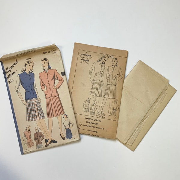 1940s Suit Pattern - Etsy