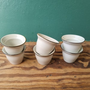 Stavangerflint Egg holders 1970s Norway, 6 egg cups