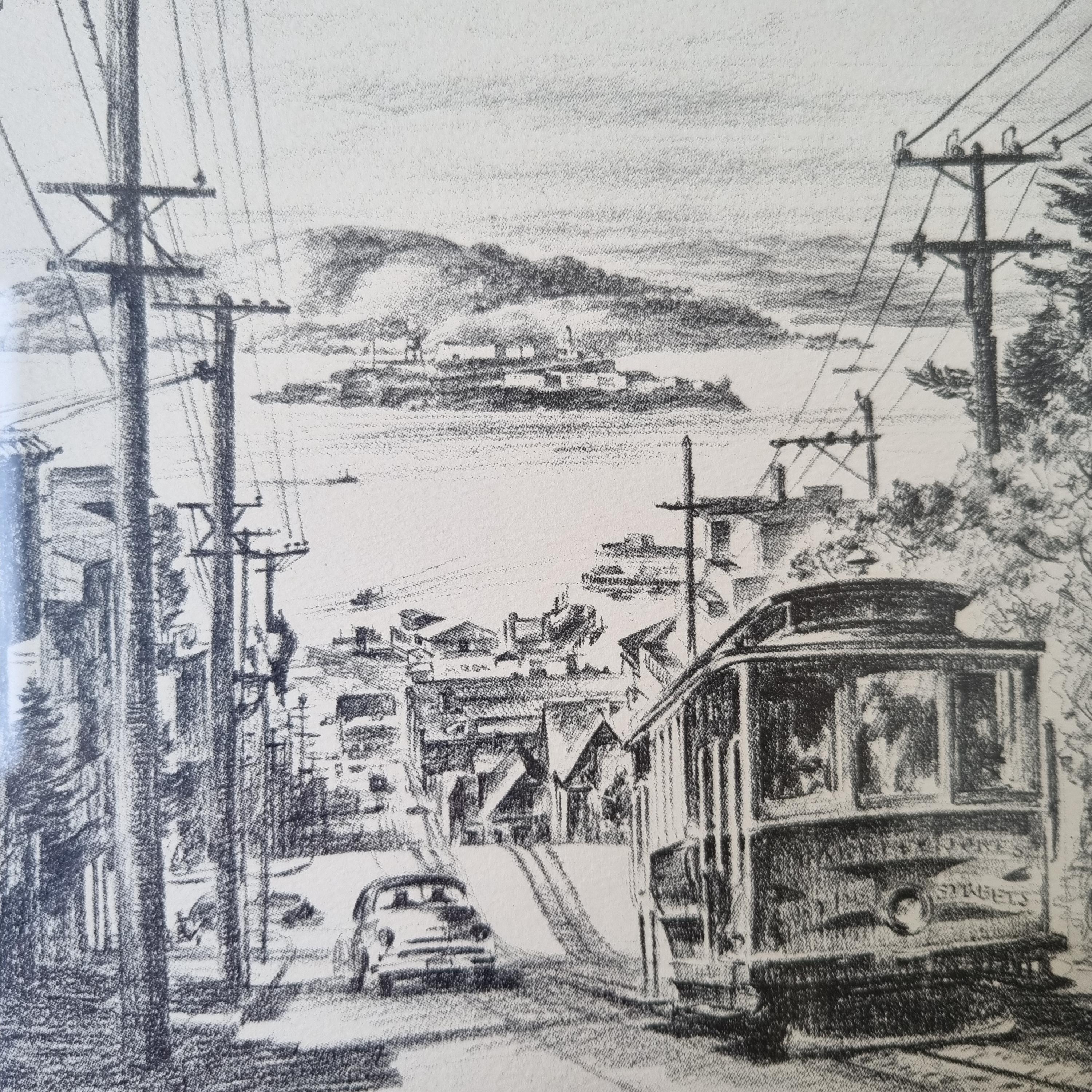 Framed Etching San Francisco by Alec Stern - Etsy