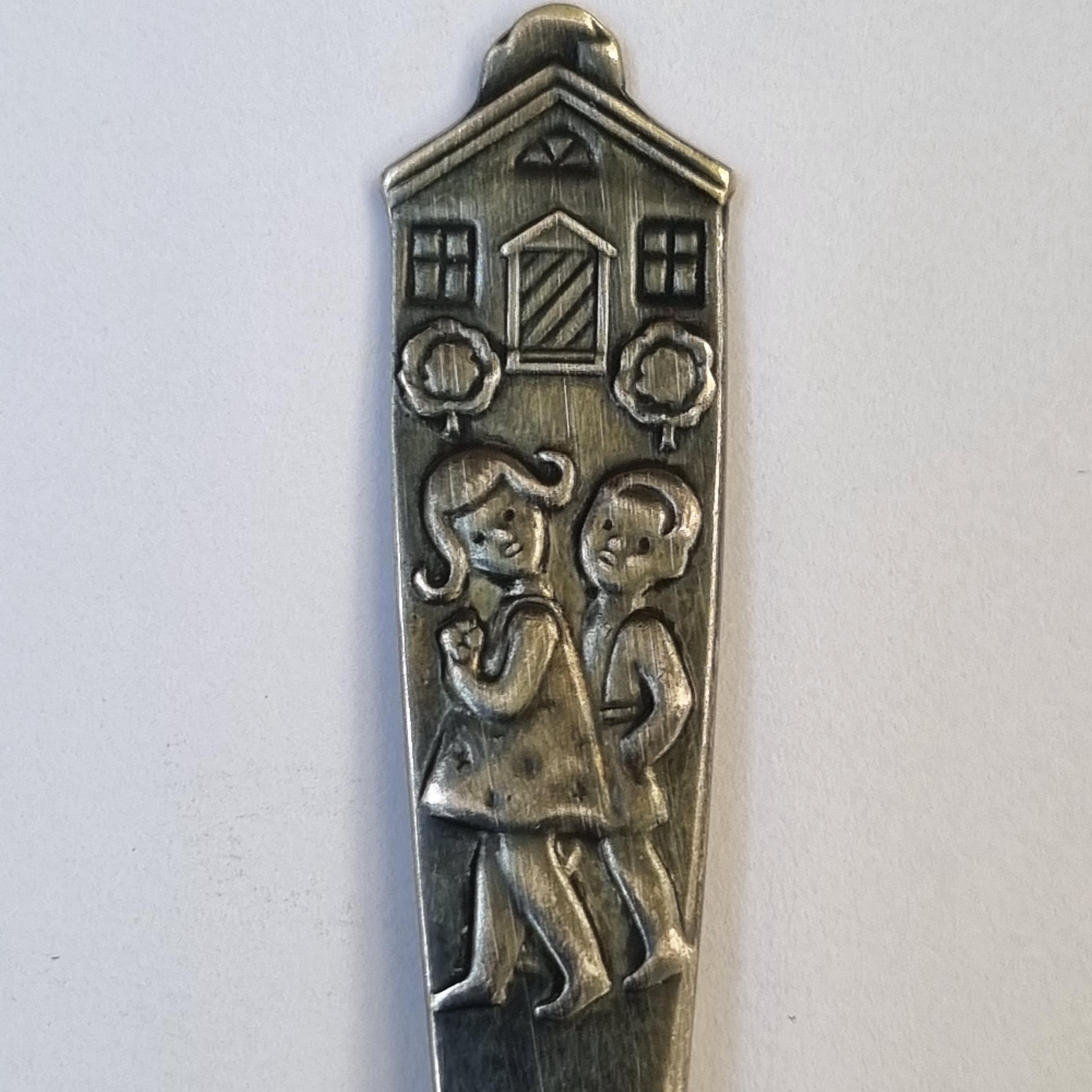 ヴィンテージのユニークなPR Ms Alpシルバーメッキフォーク