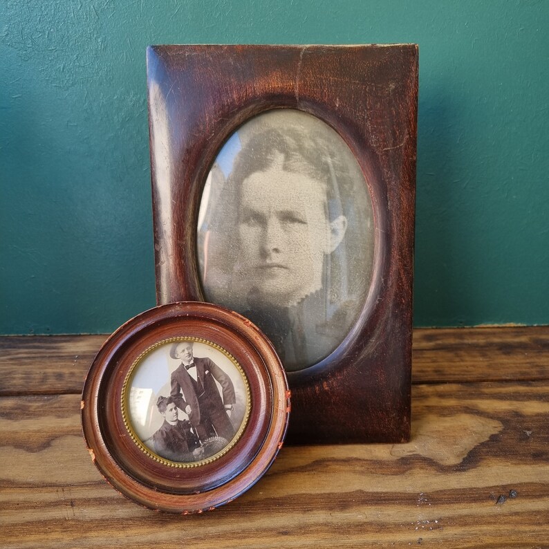Antique Swedish Picture Frames Oval Round Frames Set - Etsy