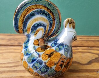 El Palomar Vintage Mexico Folk Art Pottery , Rooster, Duck, Toucan