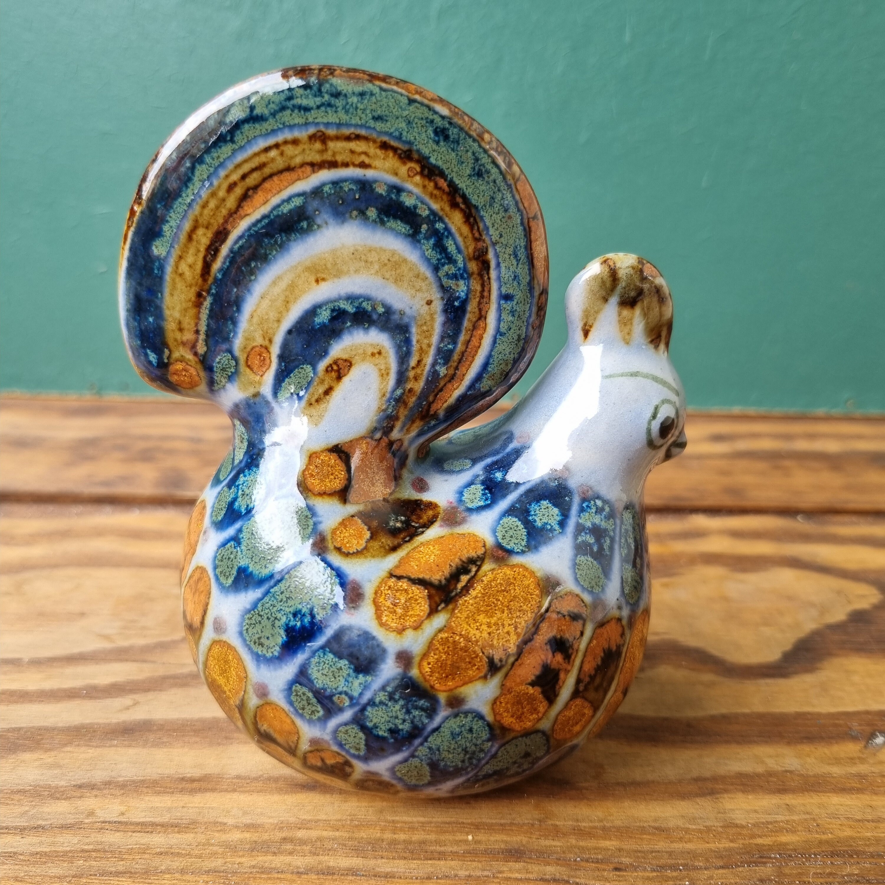 El Palomar Vintage Mexico Folk Art Pottery , Rooster, Duck, Toucan