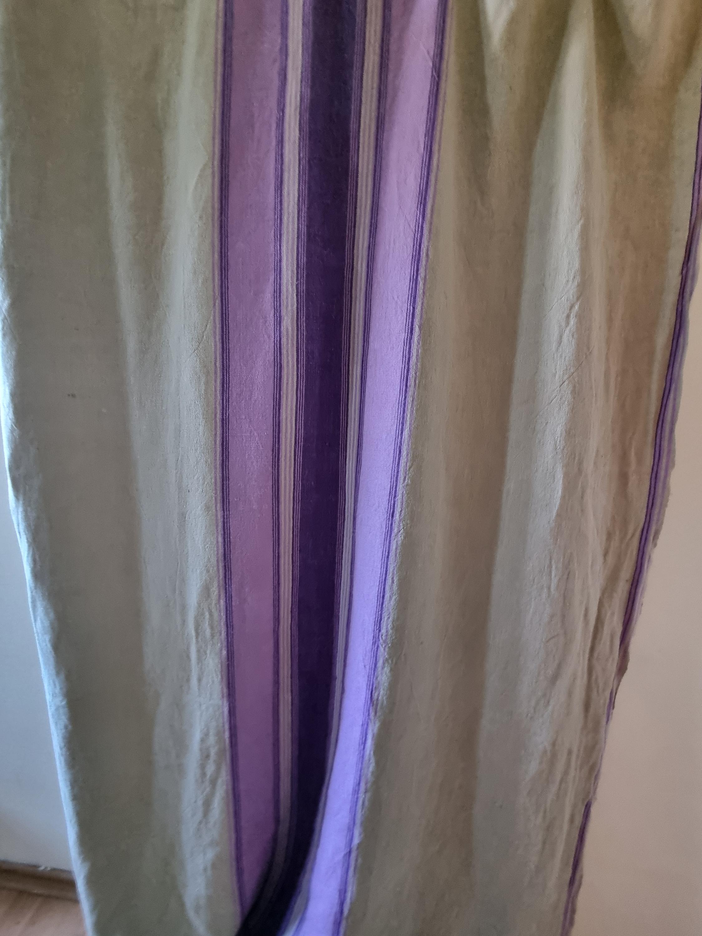Vintage Linen Fabric, Hand Woven Striped From Sweden - Etsy