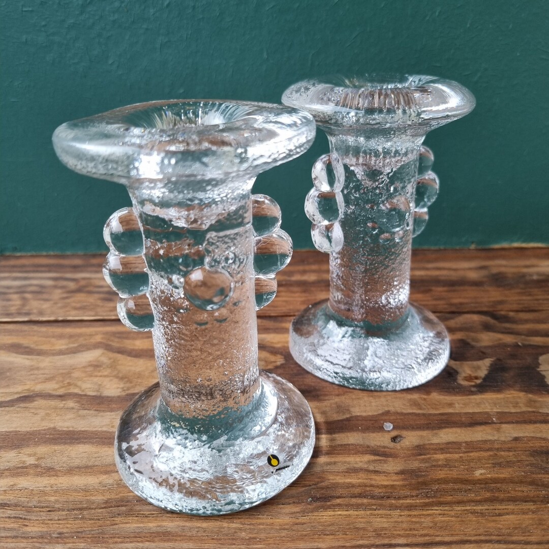 Pair Vintage Scandinavian Candle Holders Staffan Gellerstedt Etsy
