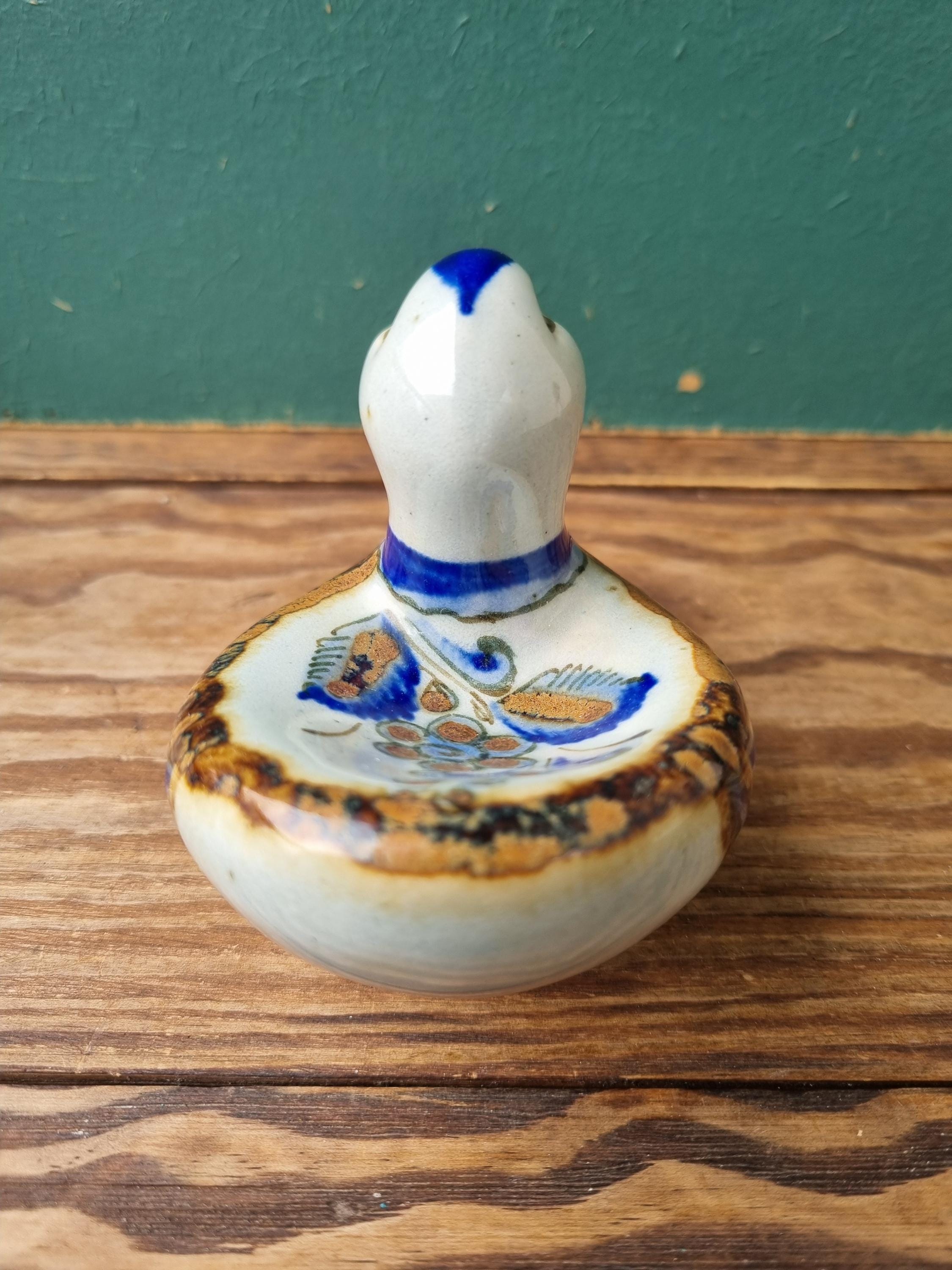 El Palomar Vintage Mexico Folk Art Pottery , Rooster, Duck, Toucan