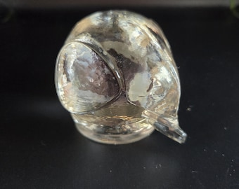 Eda Kristall Glas Elefant Figur - Vintage schwedische klare Kristall Elefant Statue