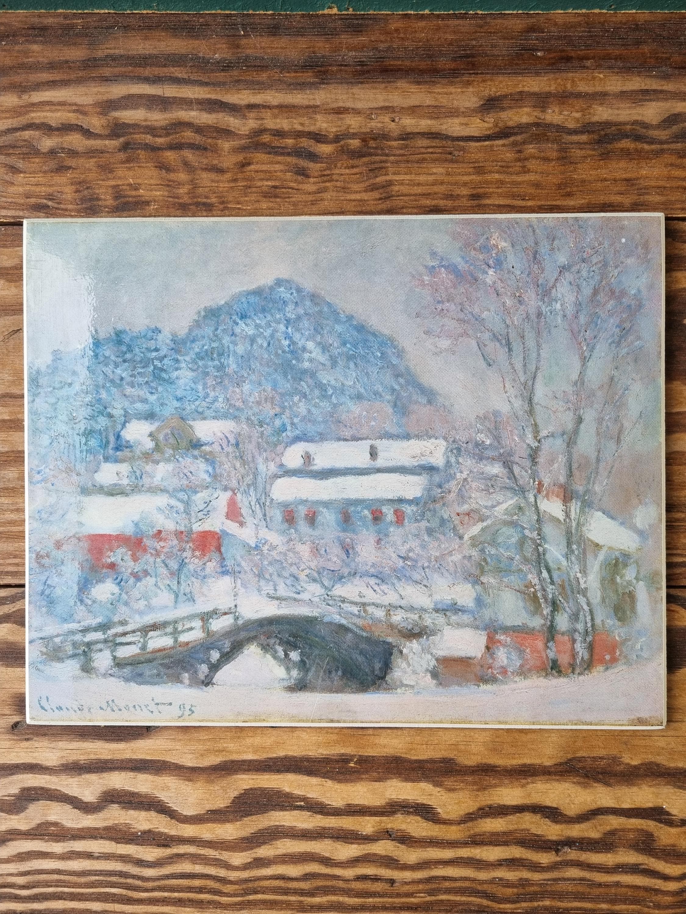 Claude Monet Sandvika Norway Wooden Print | 1991 AIC Museum