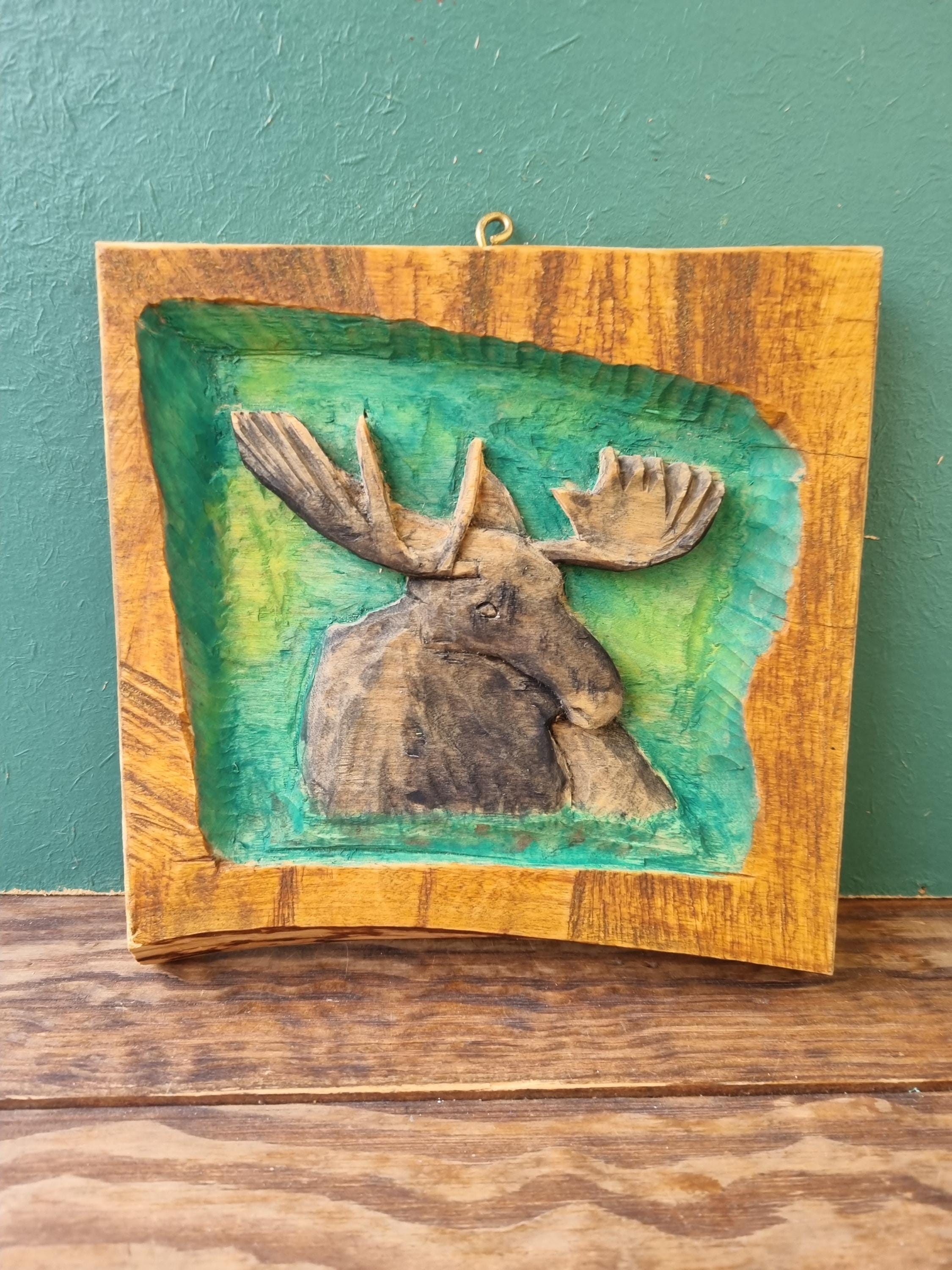 1960s Scandinavian Elk Wood Object/北欧ビンテージ/ウェグナー 
