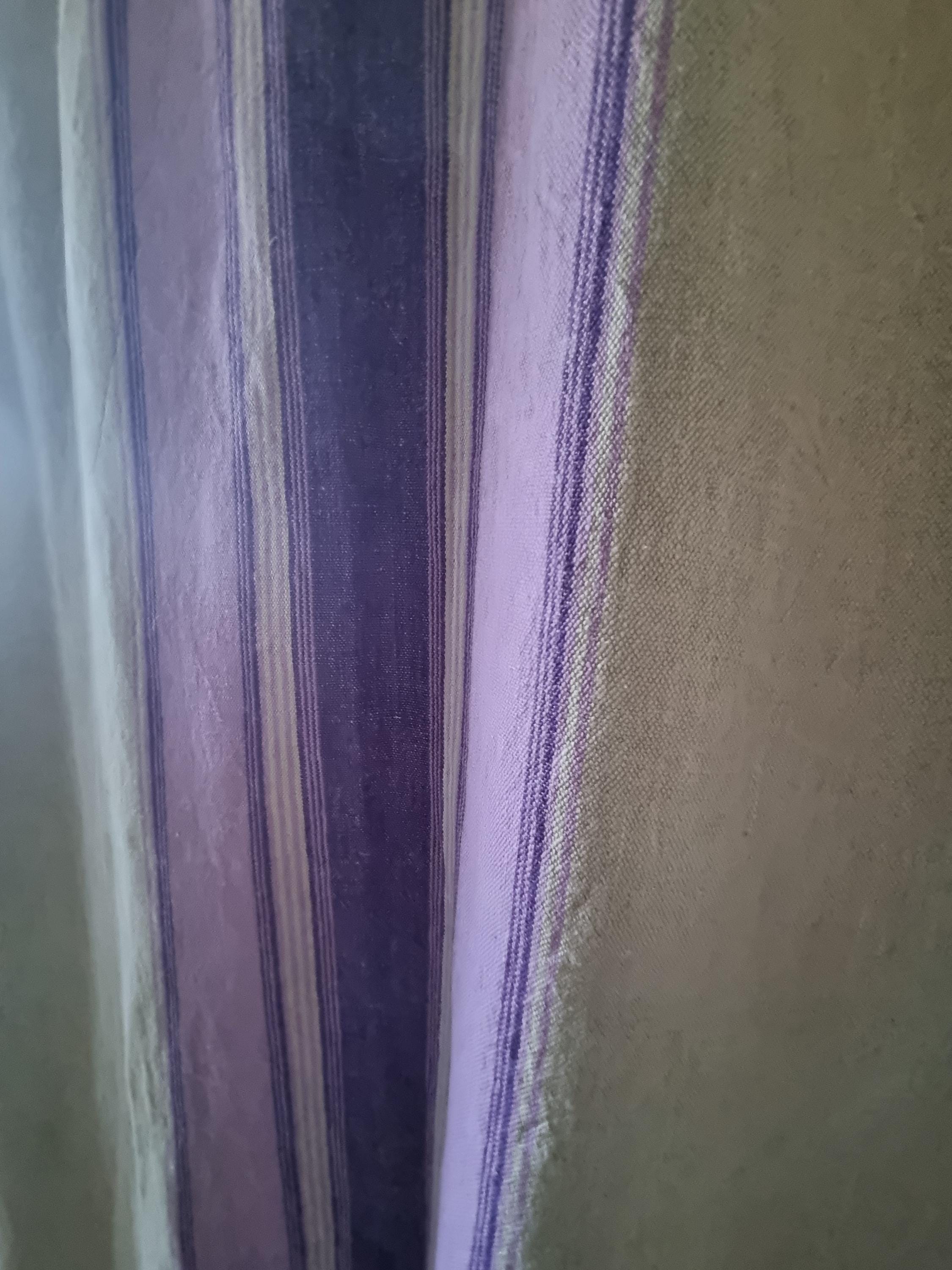 Vintage Linen Fabric, Hand Woven Striped From Sweden - Etsy