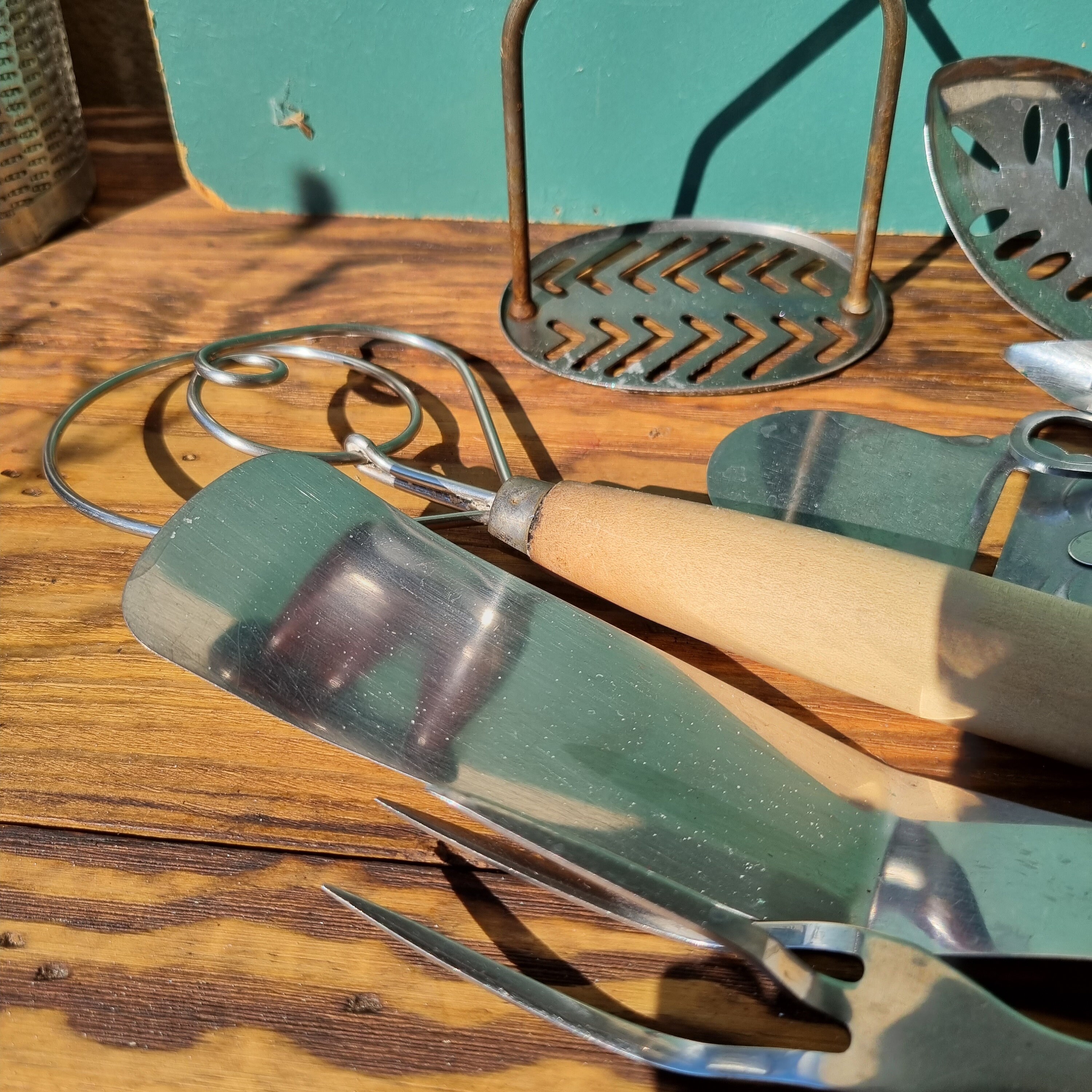 Vintage Chrome 8 Set Kitchen Utensils 50 S 60s Vintage Etsy Ireland