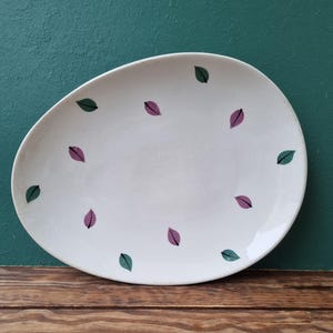 Gustavsberg L.A. Serving Plate by Stig Lindberg and Bibi Berger, 50-60s midcentury