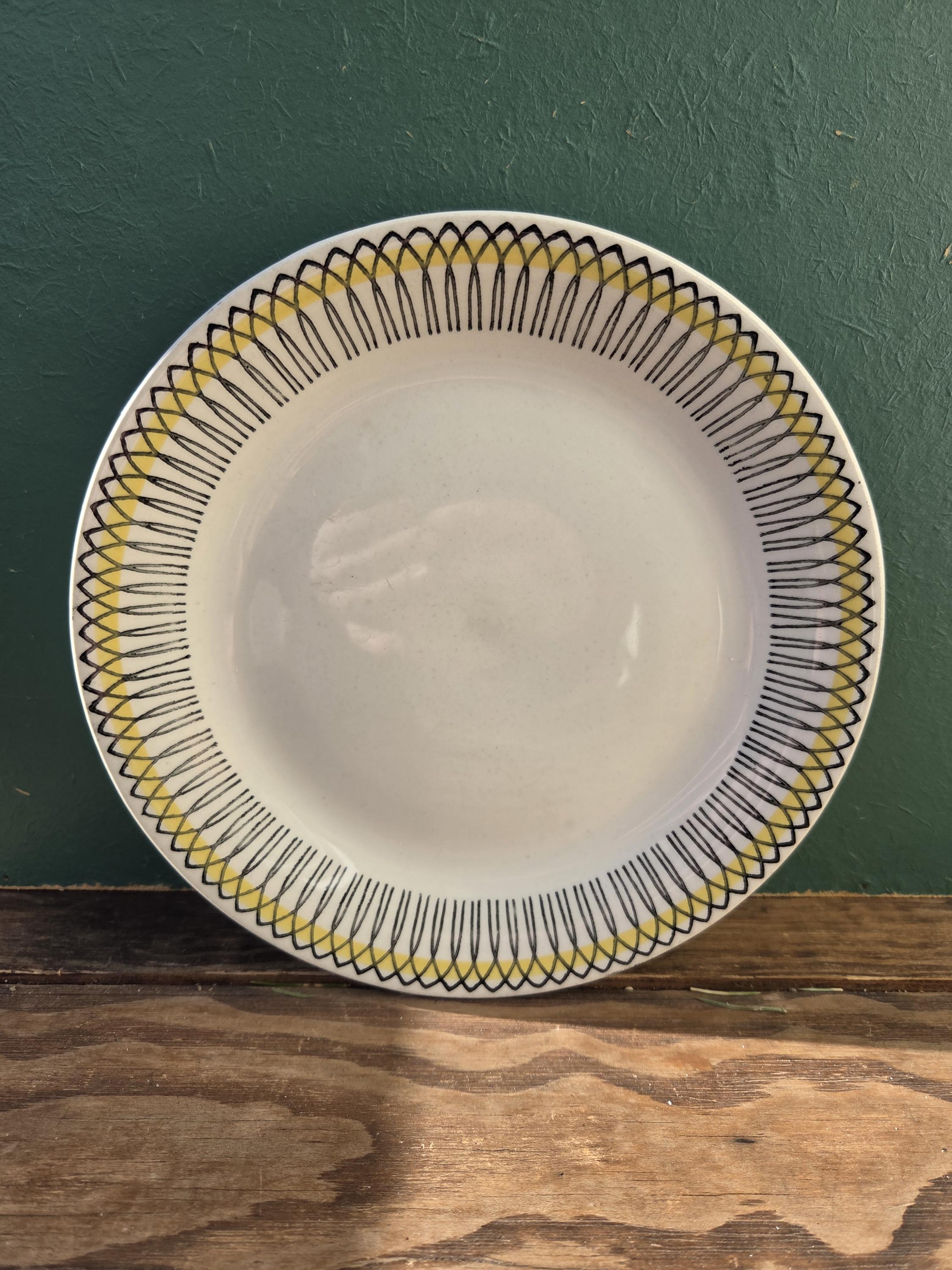 Gefle Spinett Breakfast Plate, Helmer Ringström Mid Century