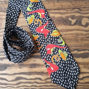 Memphis Milano Postmodern Silk,  G. Della Vittoria, 1985s tie