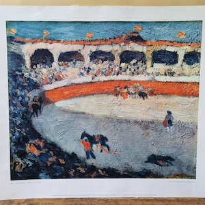 Pablo Picasso, Course de taureaux, impreso por Spadem Francia