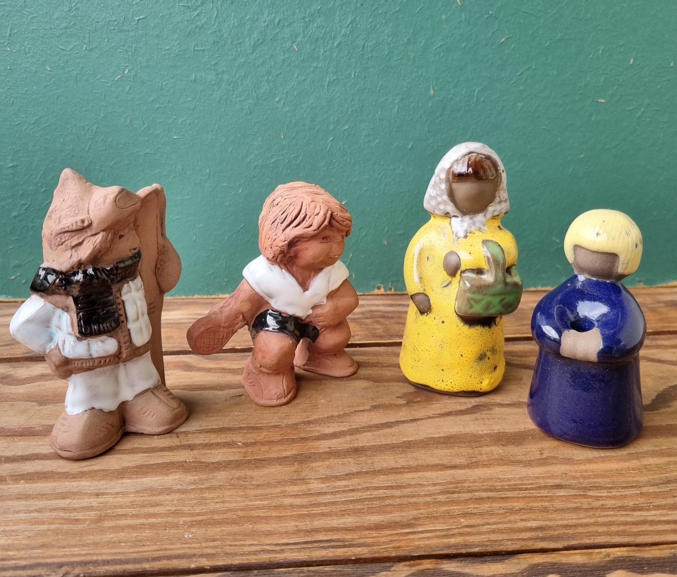 Jie Sweden Collectible Figurine Selection 1970s Ceramic Flower