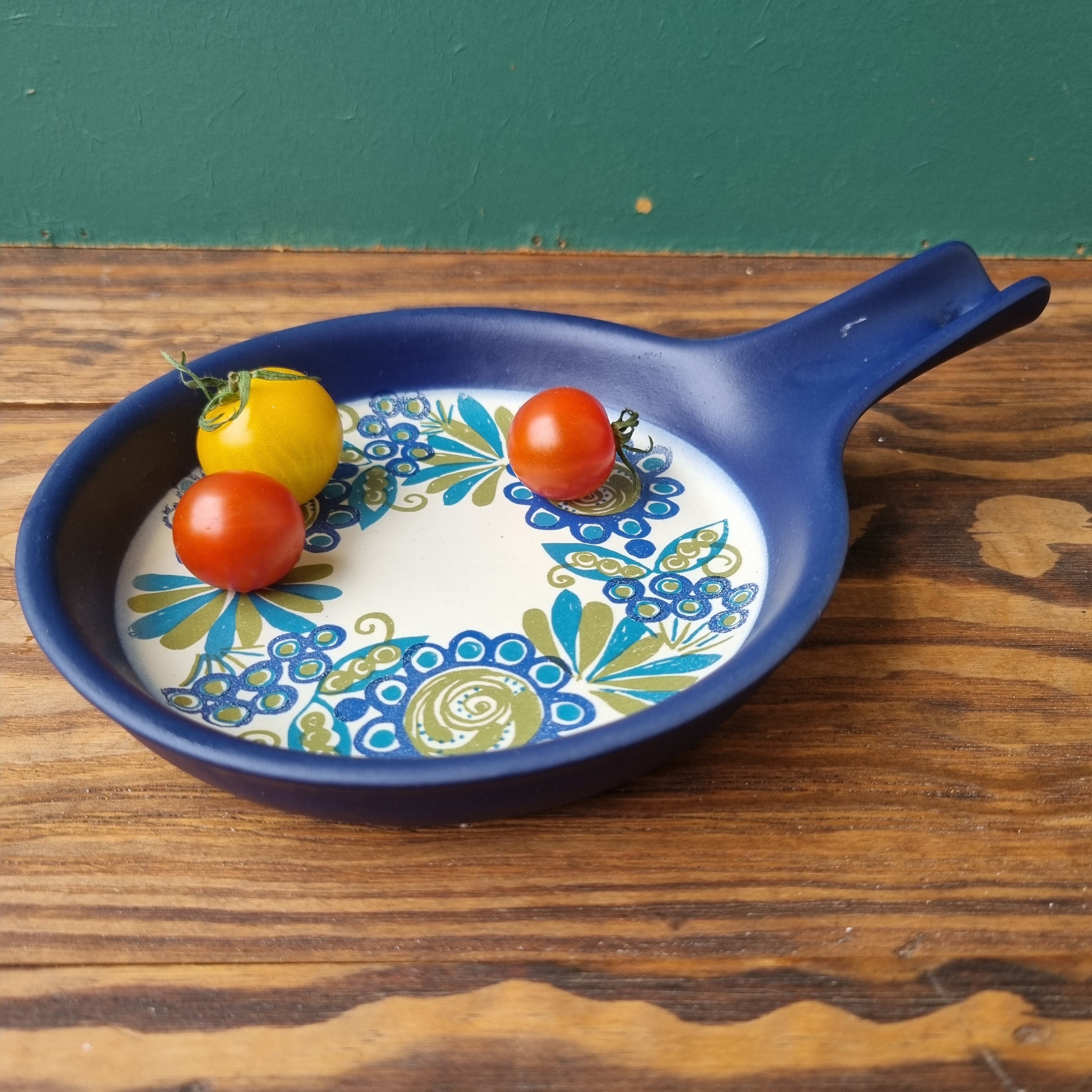 Vintage Figgjo Flameware Tor Viking Skillet- Mid Century Norwegian