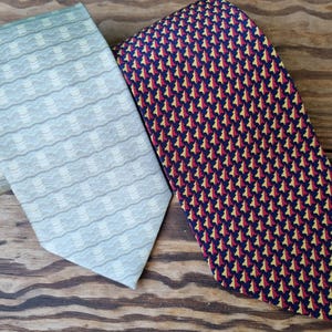 Vintage Marja Kurki Ties, Designer tie collector&#39;s item 70s