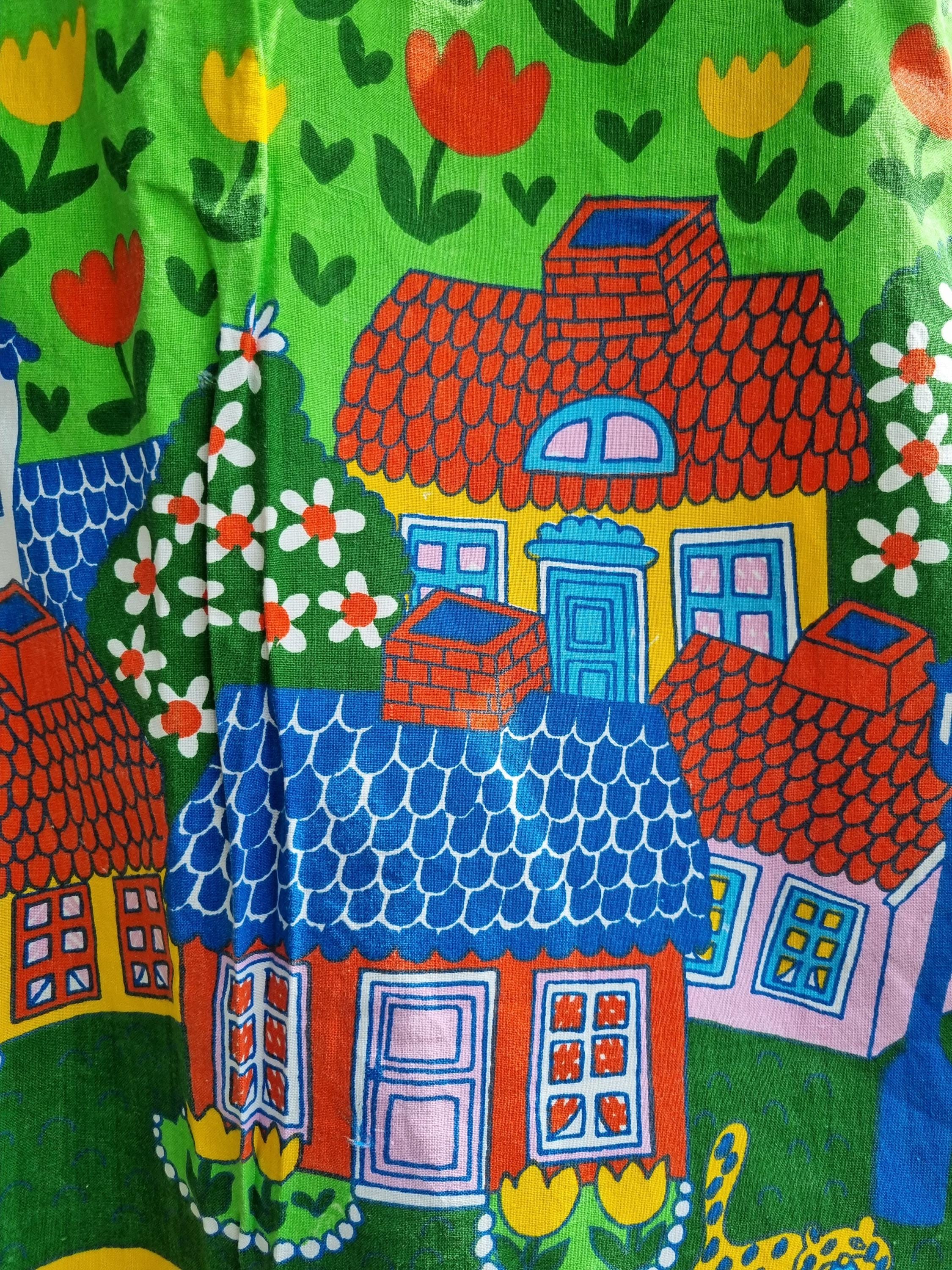 70年代のレトロなカーテン - Etsy 日本