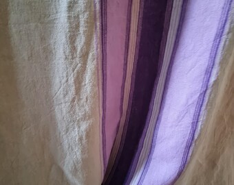 Vintage Linen Fabric, Hand Woven Striped From Sweden - Etsy