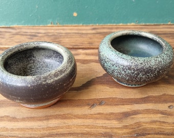 Two Scandinavian candlesticks pair, Charming stoneware