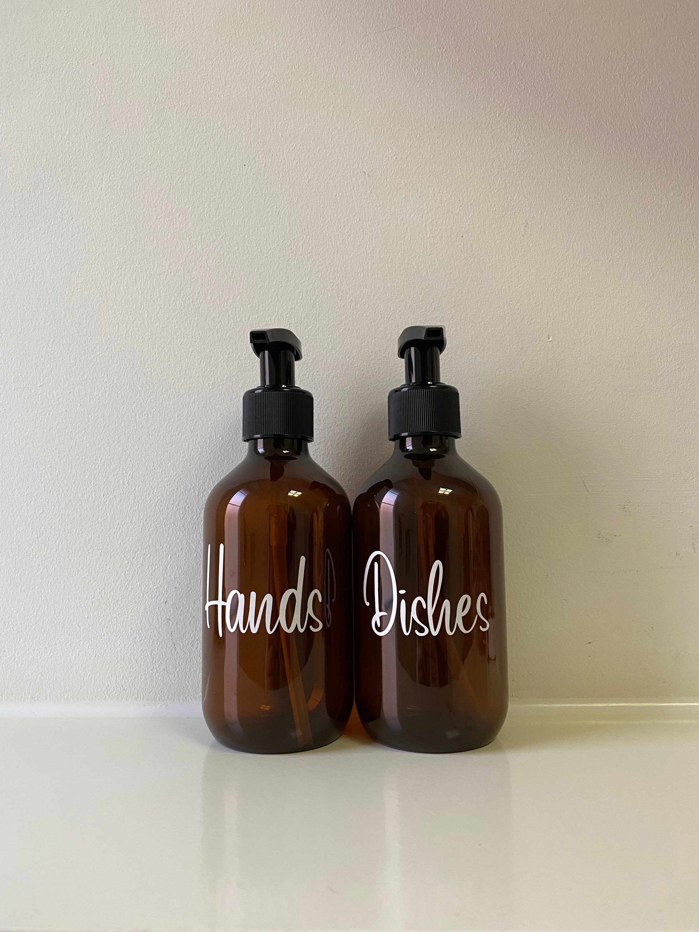 Amber 300ml Plastic Bottle Hand Wash Dish Soap Hand Etsy