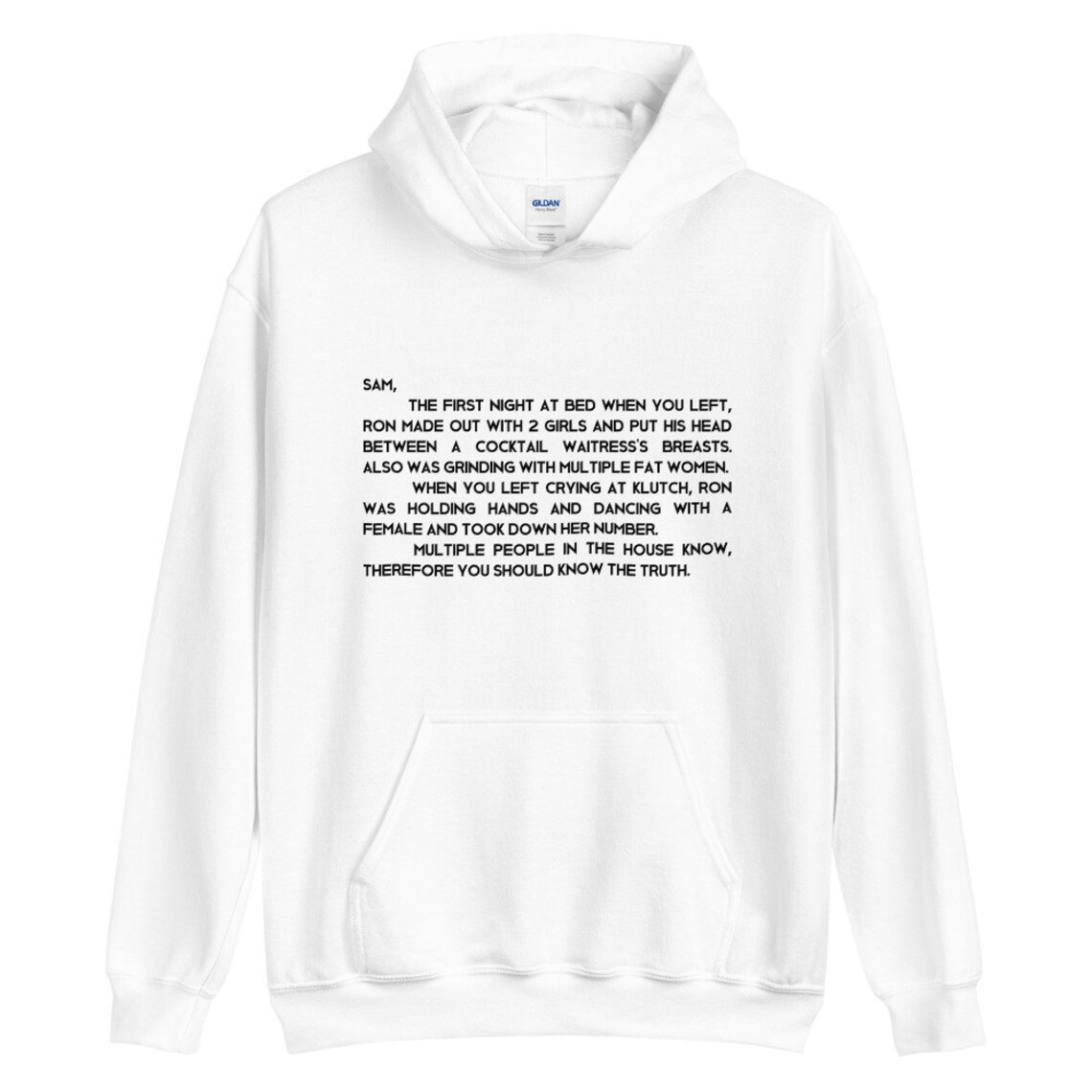 Jersey Shore the Note Hoodie Etsy
