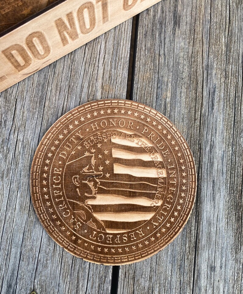 Law Enforcement Challenge Coin Plaque Etsy