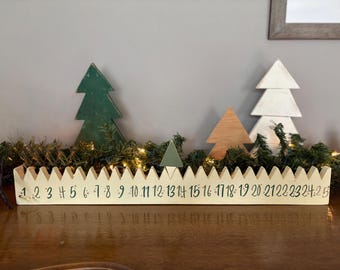 Advent calendar with figurine