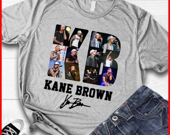 Kane-Brown KB Women Girl Long Sleeve Tee Fitness T Shirt Contrast
