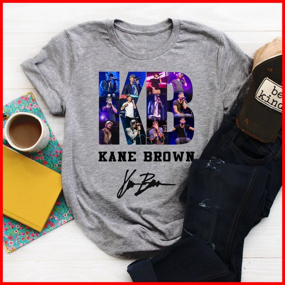 Hot Kane Brown T-shirt Signed Autograph 