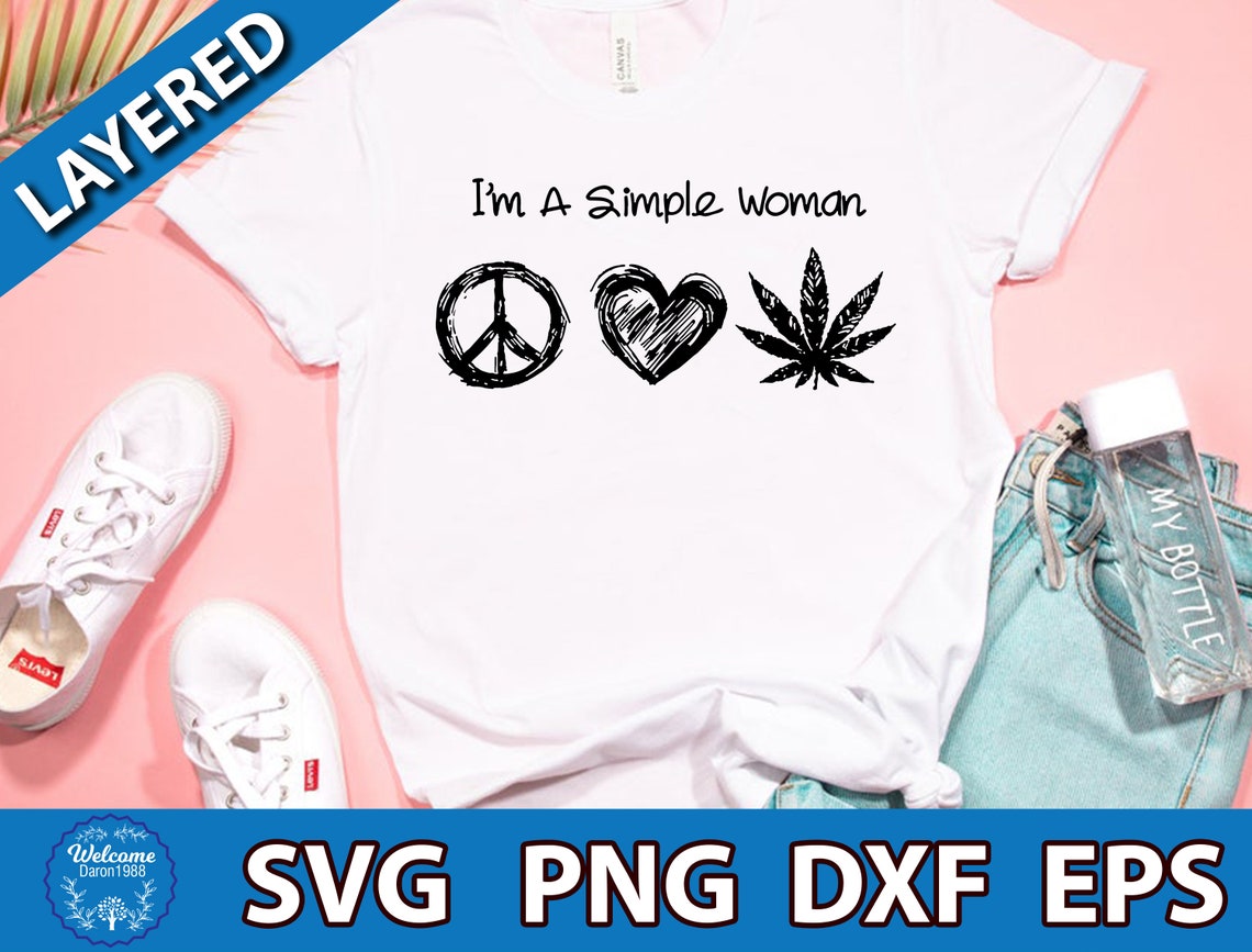 Free Free 293 Peace Love Weed Svg SVG PNG EPS DXF File