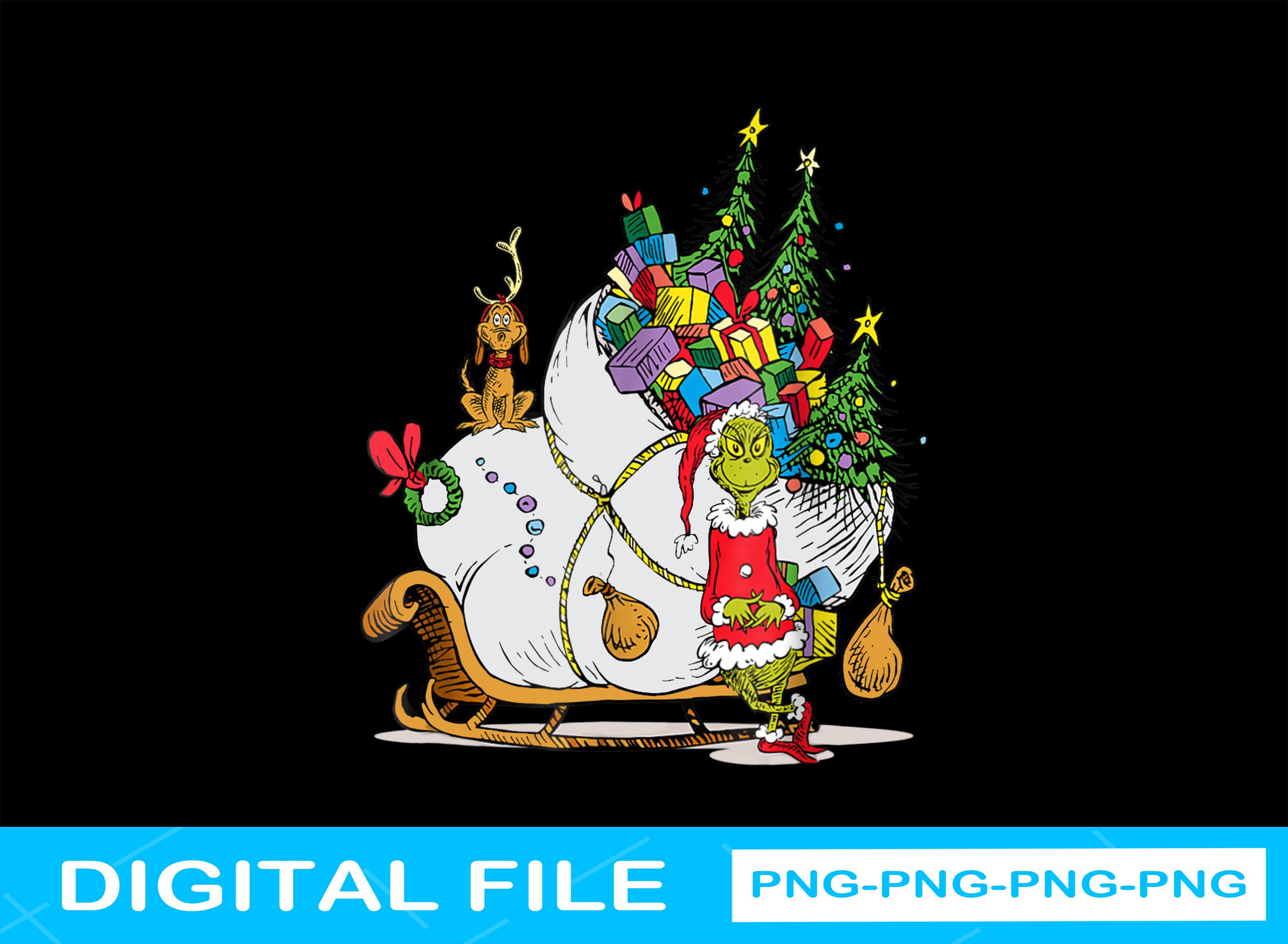 Grinch Christmas Png/ Merry Christmas Grinches Png / Mr Grinch | Etsy