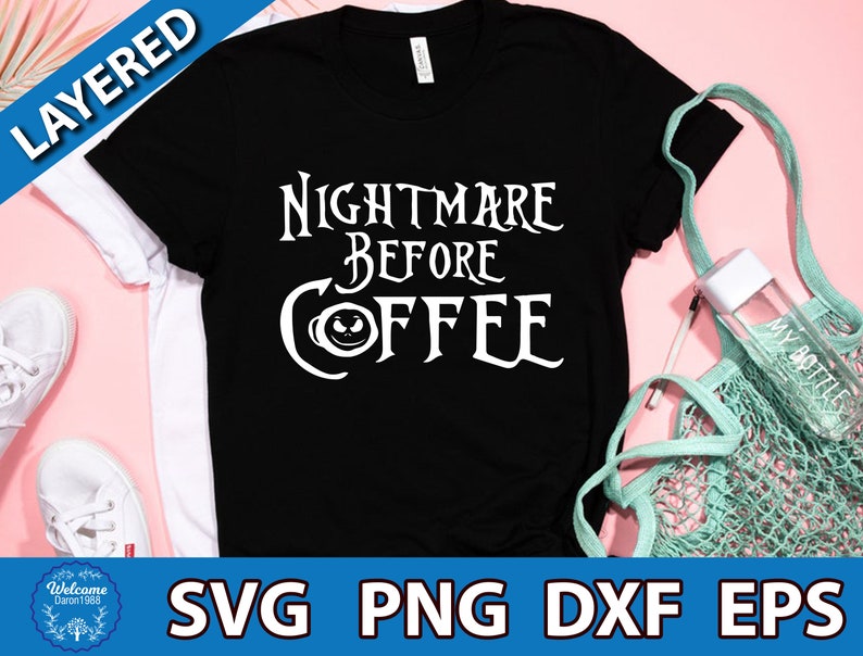 Download Jack Skellington Nightmare Before Coffee Svg / Jack | Etsy