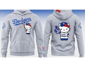 Sudadera con capucha de Hello Kitty y los Dodgers
