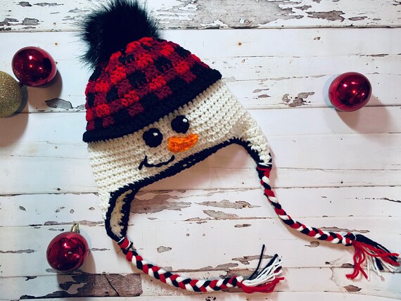 CROCHET PATTERN Buffalo Plaid Childrens 