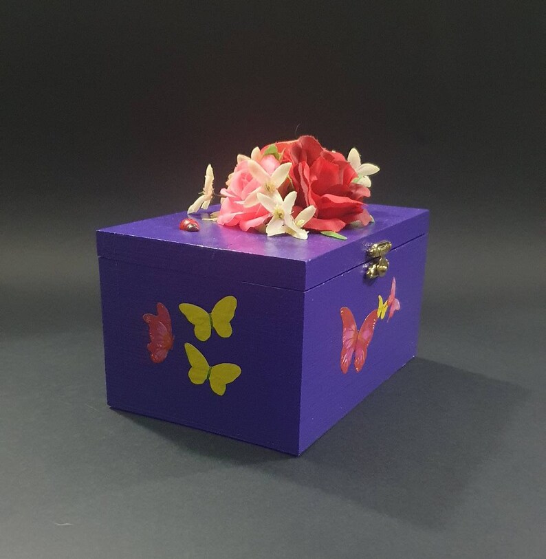 Butterfly Jewellery Box Etsy