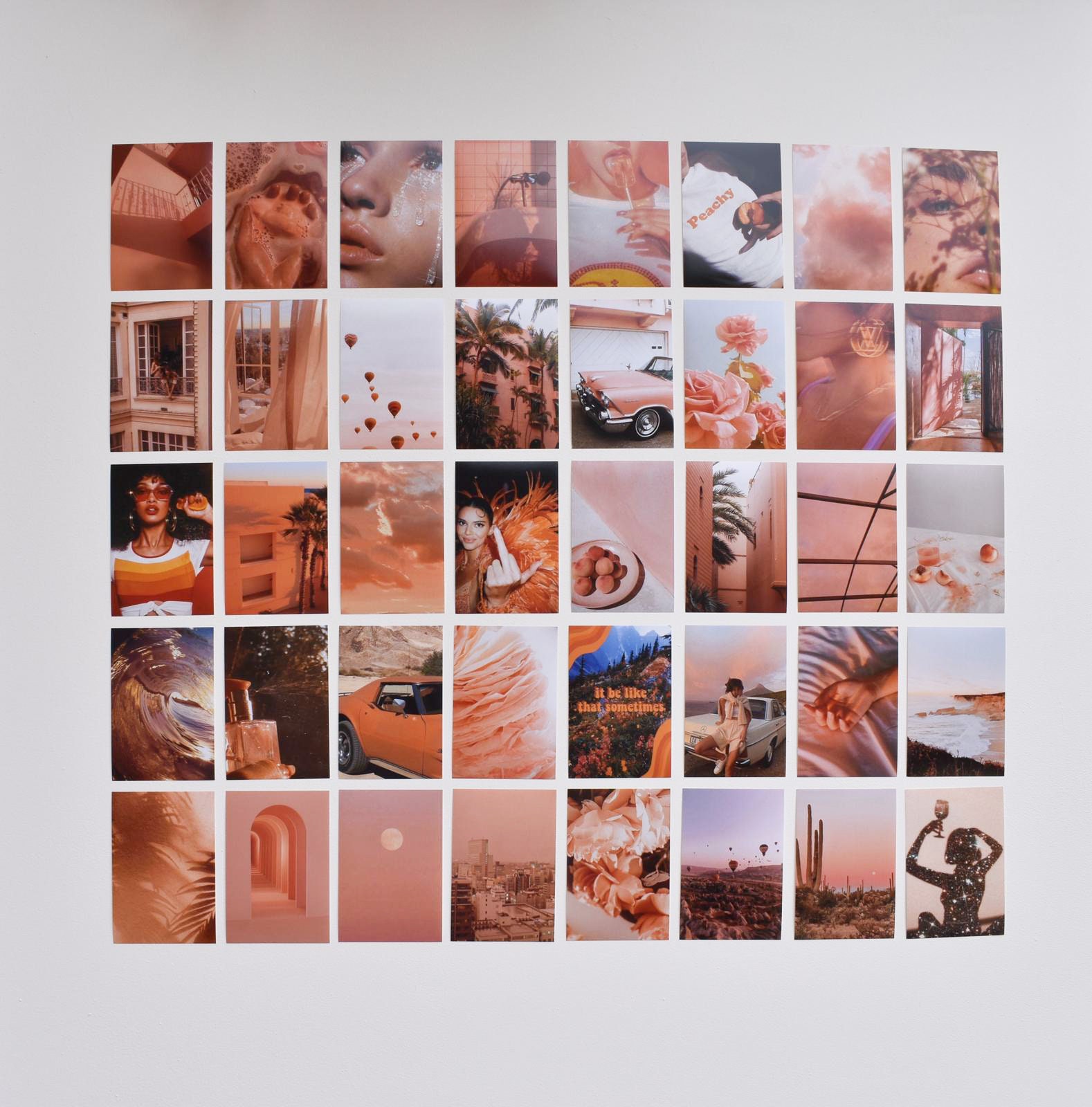 Peach Collage Kit
