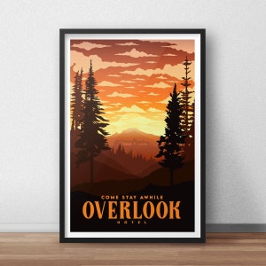 Overlook Hotel Travel Poster