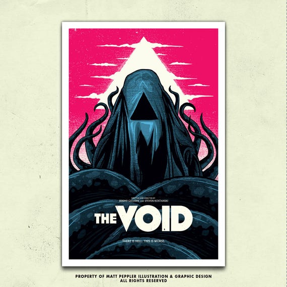 The Void Movie Poster: Cosmic Horror Cult Film Art Print (12x18