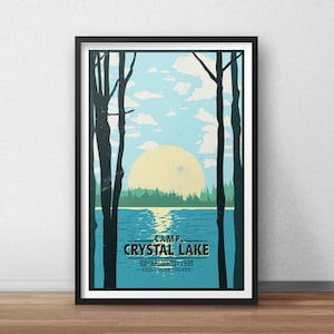 Camp Crystal Lake Travel Poster