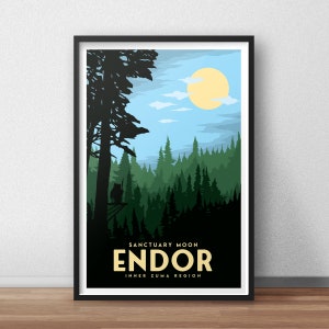 Endor Travel Poster