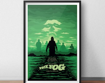The Fog hand drawn movie poster *print*