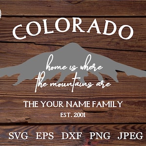 Colorado Personalized SVG