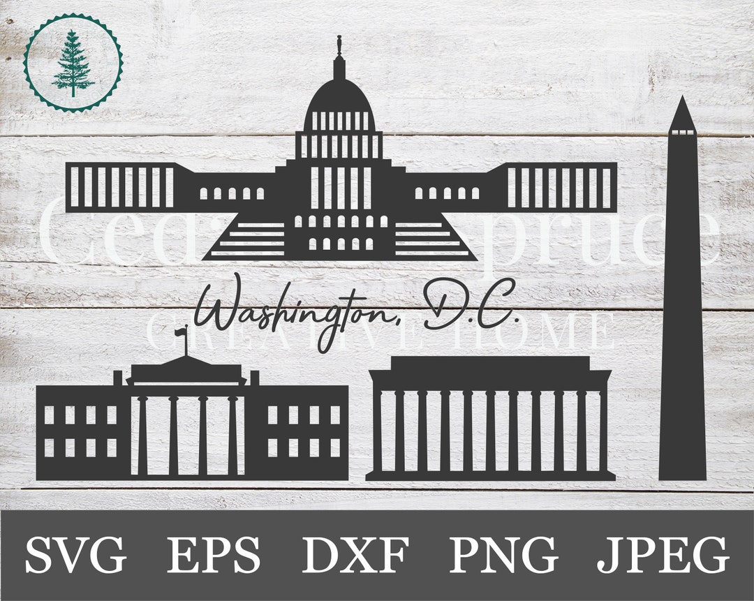 Washington, D.C. SVG - Etsy