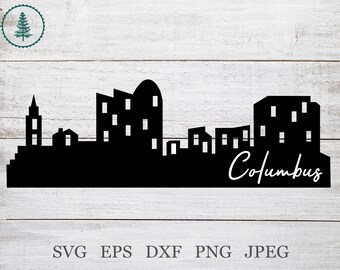 Columbus Skyline SVG