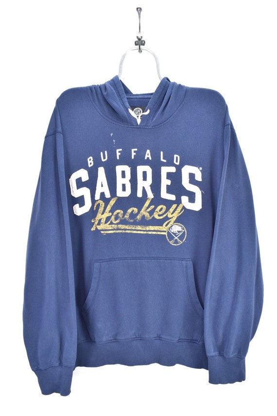 VINTAGE NHL BUFFALO sabres navy hoodie | xxl