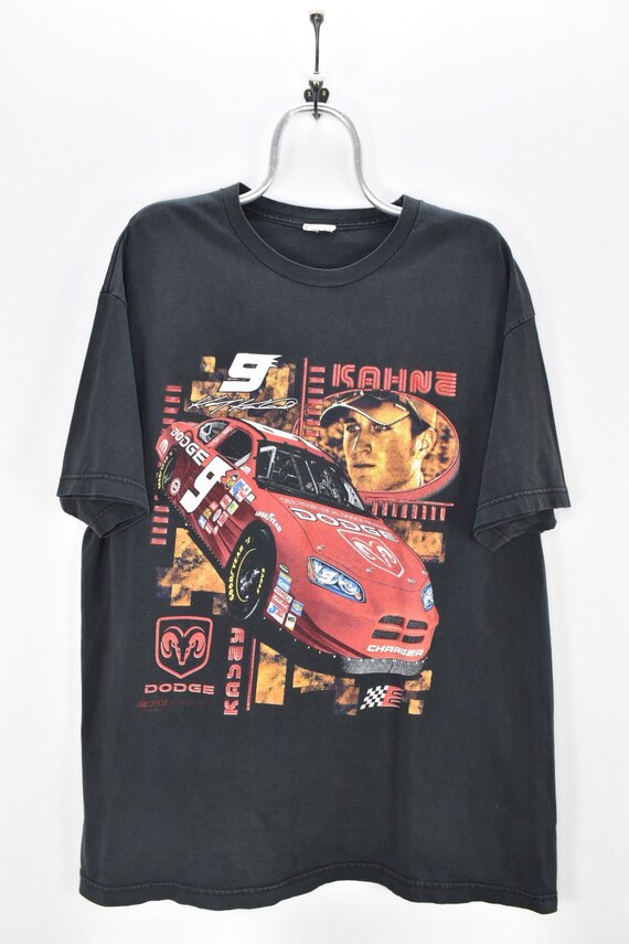 VINTAGE NASCAR BLACK t-shirt | xl