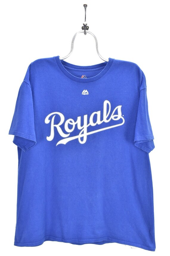 VINTAGE KANSAS CITY royals baseball blue t-shirt |